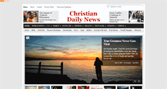 Desktop Screenshot of christian-daily-news.com