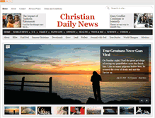 Tablet Screenshot of christian-daily-news.com